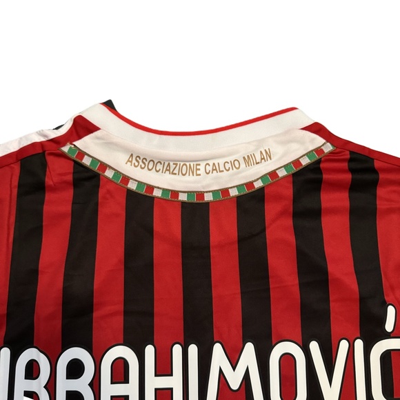 2011/12 AC Milan Ibrahimovic' #11 Soccer Jersey Size M,L - Picture 5 of 8